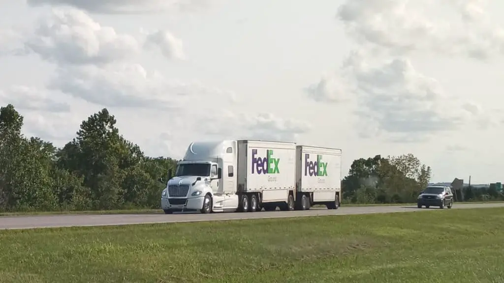 Double Trailer Truck